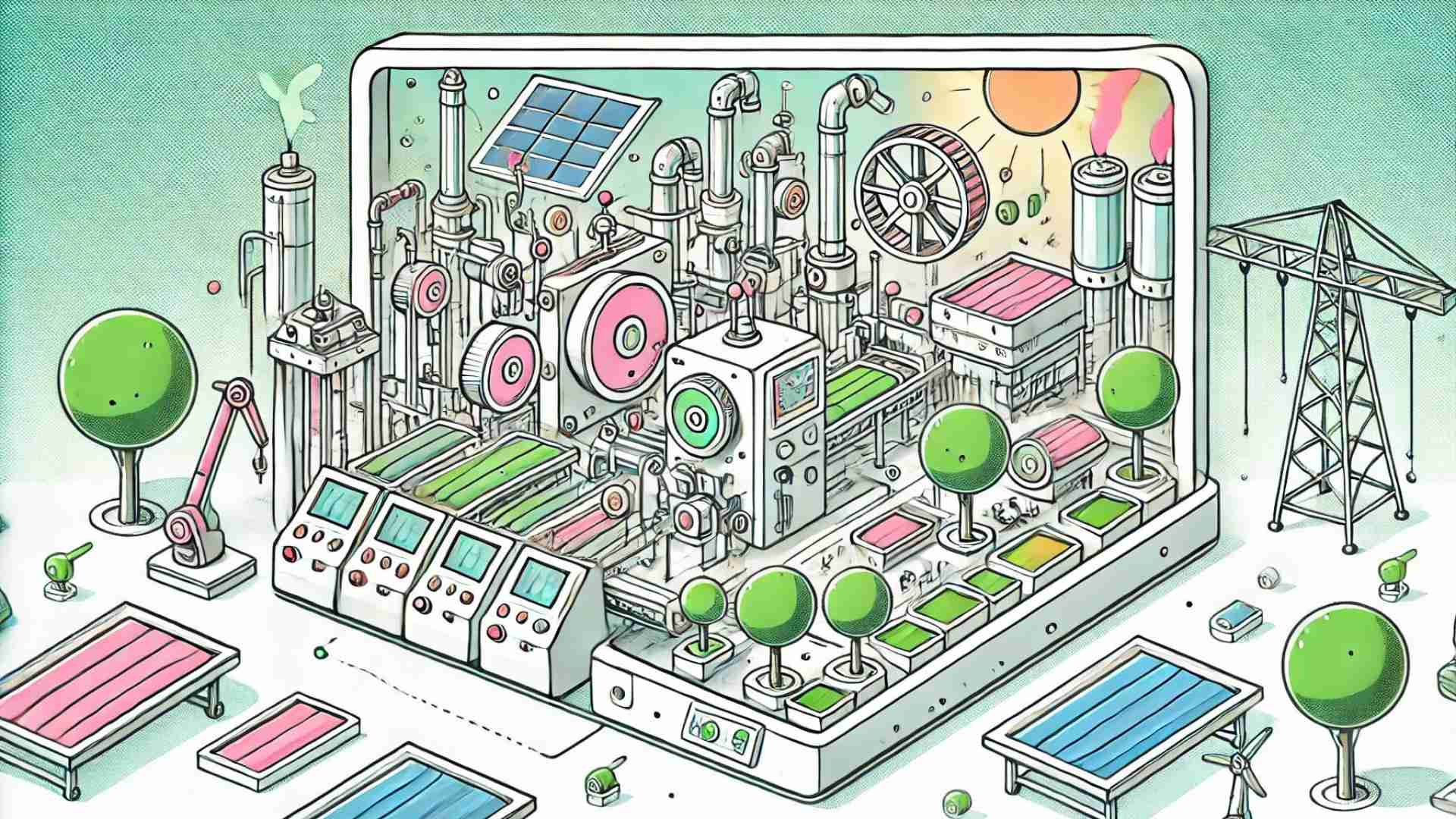 a sustainable factory